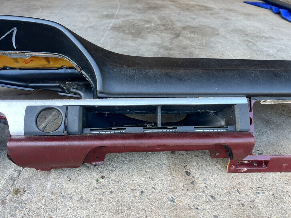 1979-85 Mercedes 300SD W126 Maroon Front Dash Assembly Dashboard Panel OEM#383EM