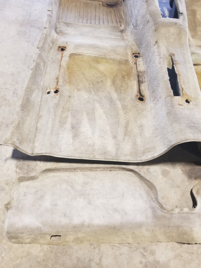 1984-93 BMW E30 318i 325i BEIGE VINTAGE CARPET SET FLOOR OEM #CN605