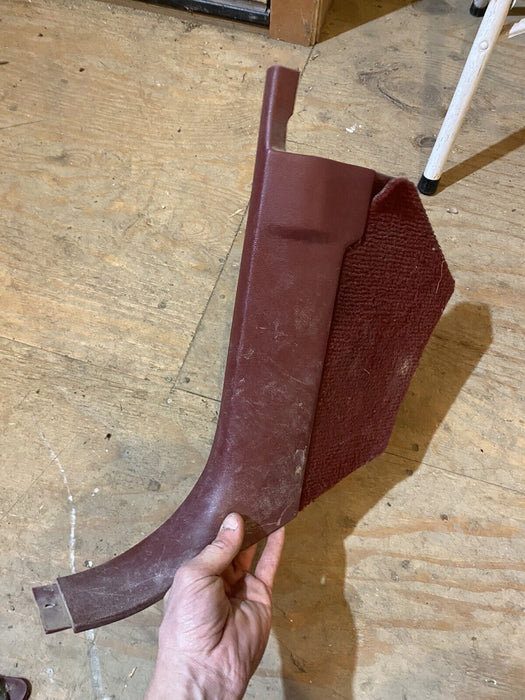 88-94 Chevy Silverado Yukon GMC Interior Lower Kick Panel LH Red Maroon OE #407E