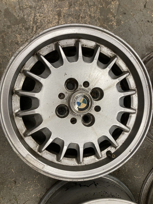 1982-1994 BMW E30 318i 325i Rims Set Of 4 1125688 6Jx14H2 E35 Mag OEM #2500M