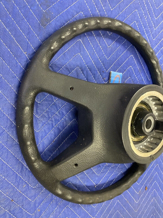 1982-1994 BMW E30 318i 325i Steering Wheel Black 1152896 4 OEM #2464M