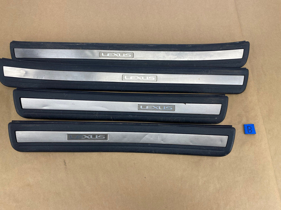 1997-2001 Lexus ES300 Set of 4 Door Sill Scuff Plate Trim Panels OEM #2329E