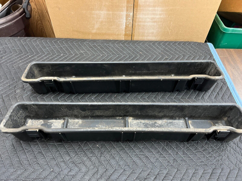 1998-2001 Dodge Ram 1500 Pair Interior Rear Tool Storage Trays 55215598 OE#763EM