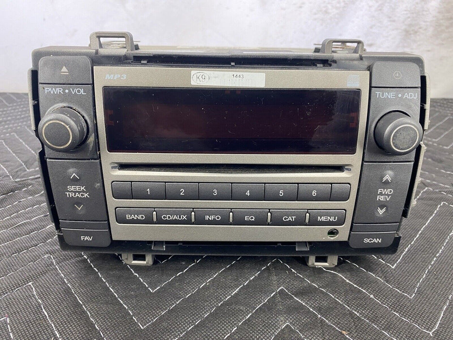 09-10 Pontiac Vibe 09-13 Toyota Radio CD Player 86120-01250 Head Unit OEM #3143E