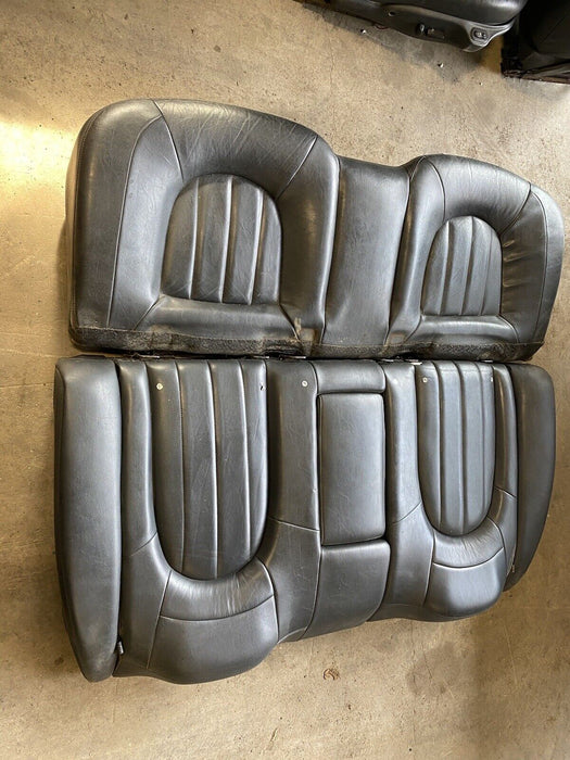 2001-2004 Chrysler 300M RH & LH Front Black Leather Power Bucket Seats OEM #56MC