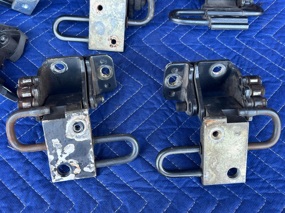 2003-2009 Audi S4 B6 B7 8E Front & Rear L & R Door Hinge Set 8E0833412 OEM#491EM