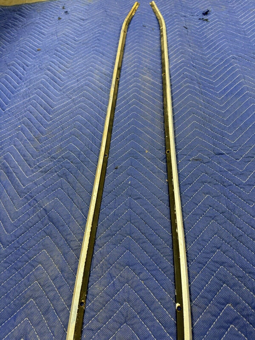 1968-1969 Corvette C3 Rocker Panel Cover Pair Trim Strip L & R Upper OEM #3233E