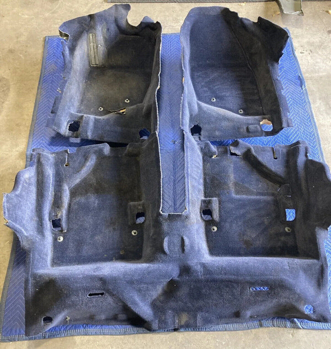 2004-2007 Volvo S60R S60 Carpet Nordkap Blue Set Rug Floor 3 Piece OEM #2771M