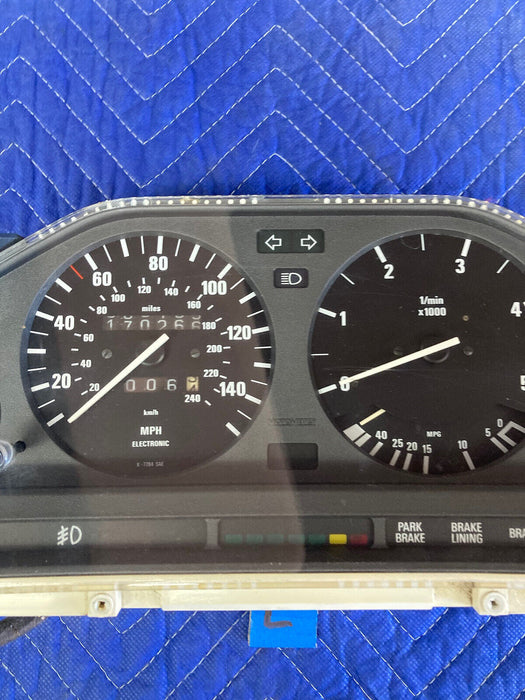 1982-1994 BMW E30 318i 325i Instrument Gauge Cluster Assembly MPH OEM #2473M