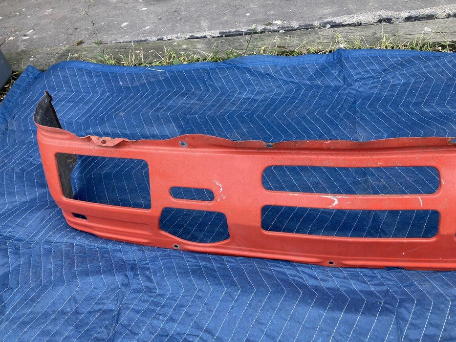 1982-1994 BMW E30 318i 325i Metal Bumper Red Valance Front Grille OEM #2340M