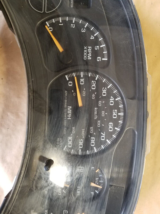 1999-2007 CHEVY 1500 SILVERADO SIERRA OEM GAUGE CLUSTER DIAL SPEEDOMETER #833CN