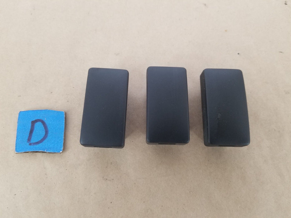 1992-1997 Volvo 850 850R Set of 3 Switch Blank Button Covers 9128211 OEM #2837E