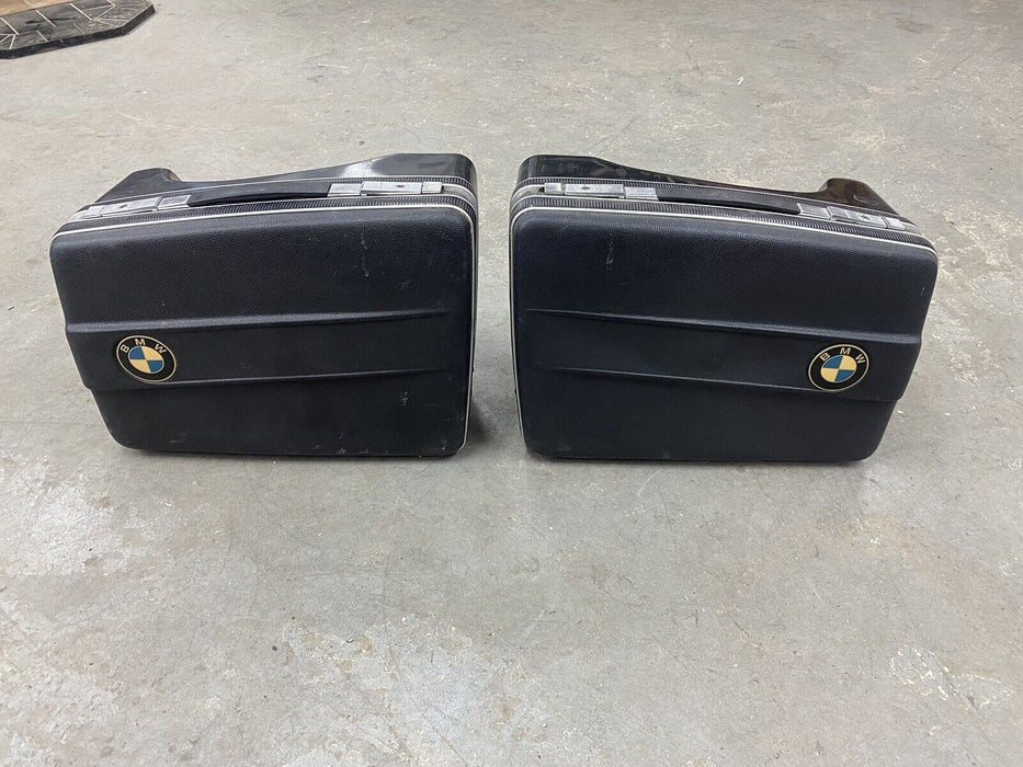 BMW R65 R75 R80 R90 R100 /6 /7 Airhead Left & Right Pannier Luggage Pair #2973E