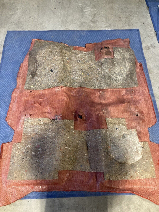 1976-1979 Cadillac Seville Carpet Floor Red Rug Carpeting Sedan OEM #1741M