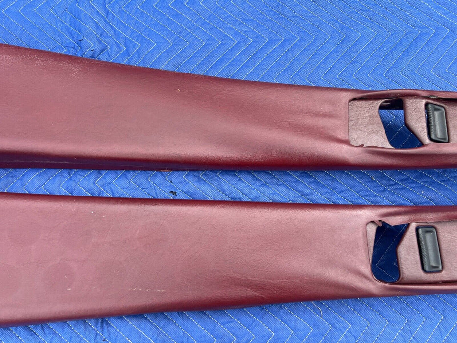 1979-1985 Mercedes 300SD W126 Maroon B-Pillar Trim R + L 1266922622 OEM #304EM