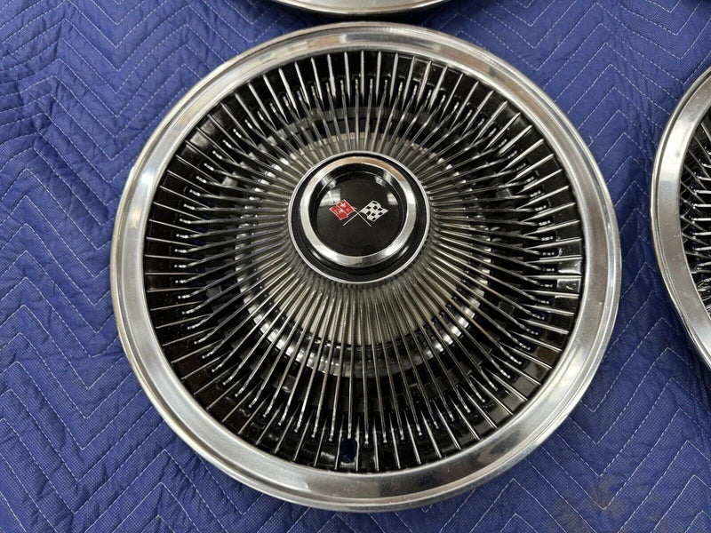 1968-1973 Corvette C3 Original Starburst Turbine Hub Cap Wheel Covers 15” #3226E