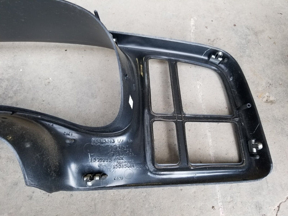 1999-2007 CHEVY 1500 SILVERADO SIERRA PICKUP EXT GAUGE DASH BEZEL TRIM  #781CN