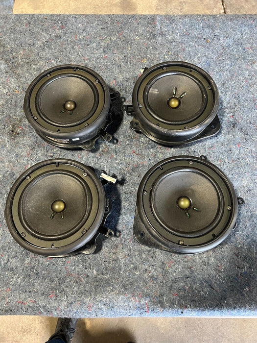 02-08 Audi A4 B6 Sedan Set of 4 Bose Door Speakers Stereo Radio OEM #223EM