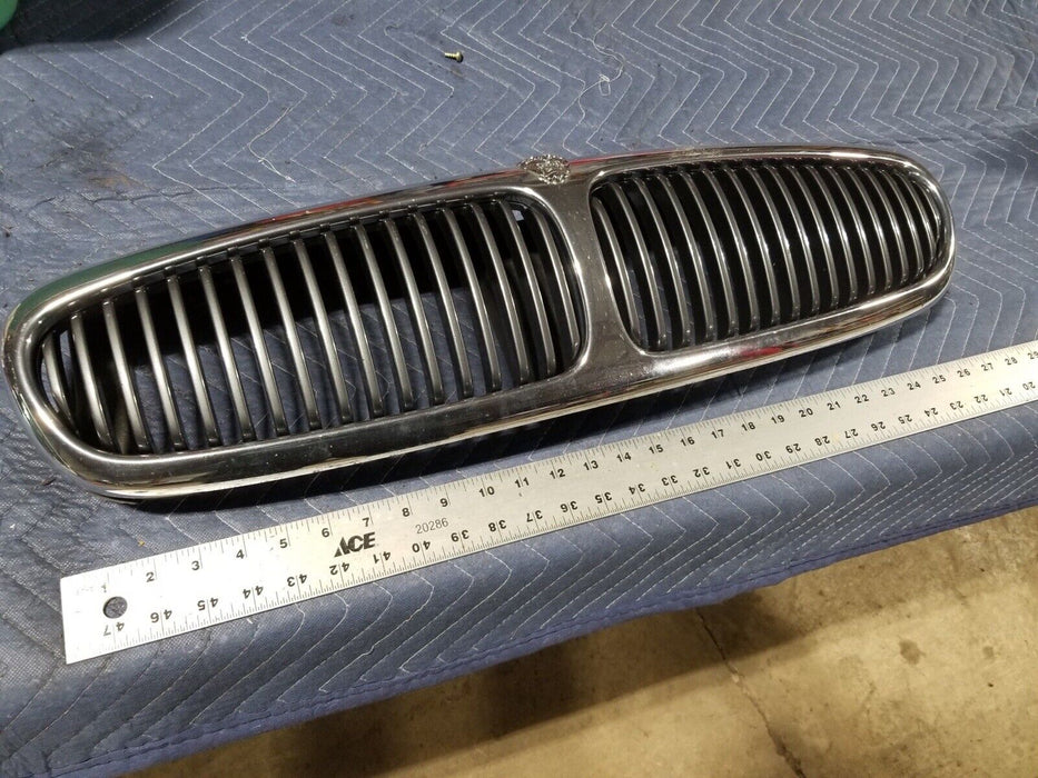 2002-2008 Jaguar X-Type 2.5L X400 Front Grille Assembly Chrome Hood OEM #1963E