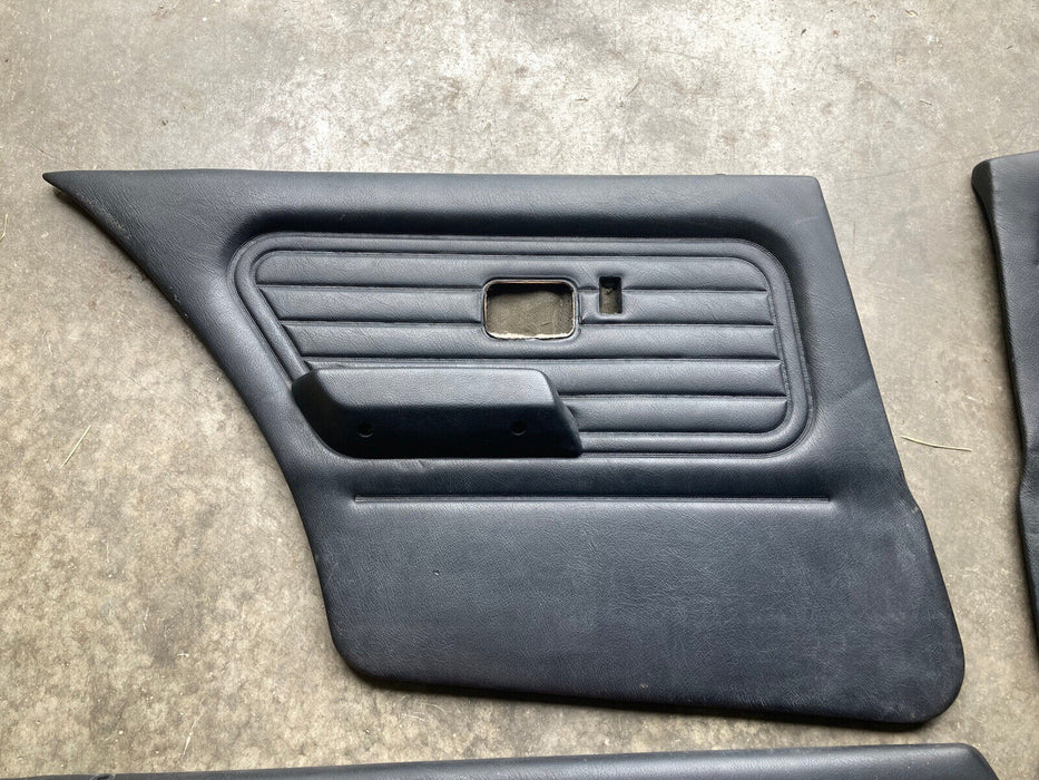 85-91 BMW 325ix Sedan Door Card Front Rear Panels OEM 325e 318i 325i E30 #65M