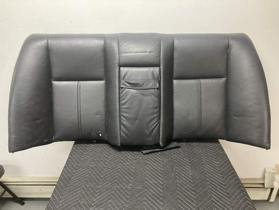 1997-03 BMW E39 Rear Seat Back Black Leather 540i 528i Alpine OEM #110M