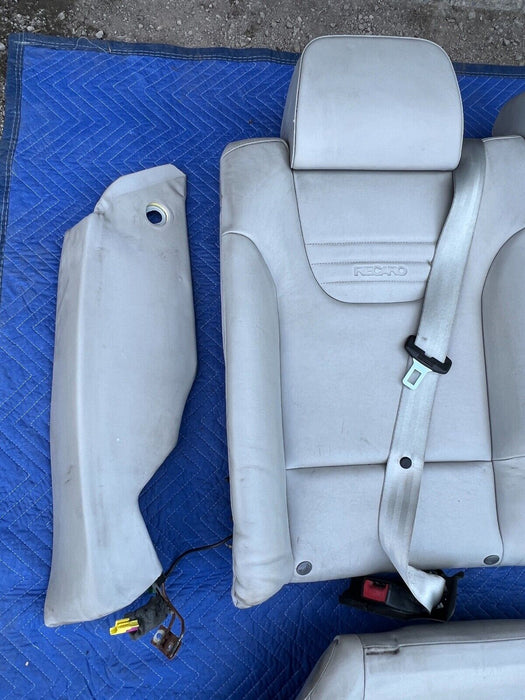 2003-2009 Audi S4 B6 B7 8E Complete Rear Leather Recaro Seats OEM #684EM