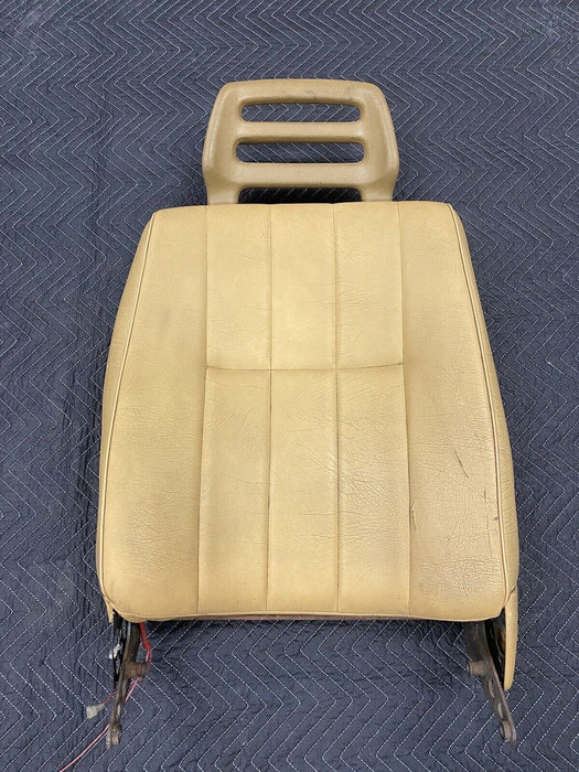 1986-1993 Volvo 240 244 245 Driver Side Front Seat Upright Heated Tan #2984E