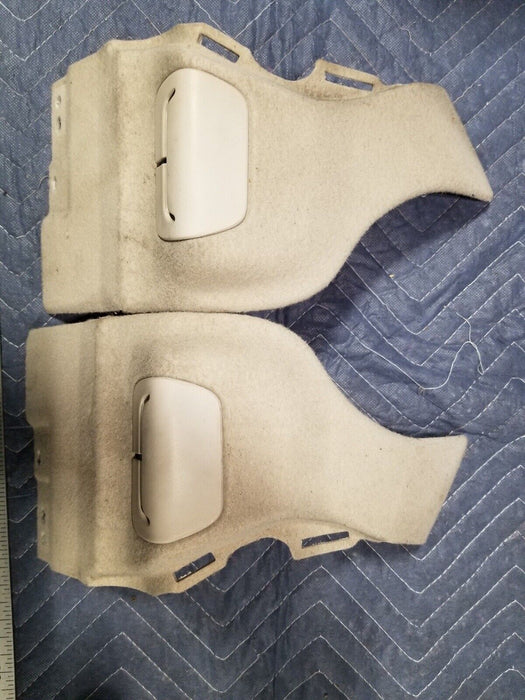 2002-2008 Jaguar X-Type 2.5 X400 L & R Rear Parcel Shelf Seat Belt Covers #2001E