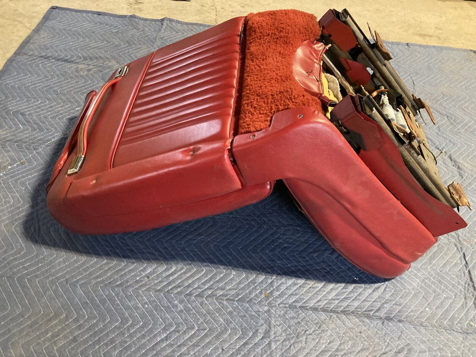 1976-1979 Cadillac Seville Left Front Seat Drivers Side Red Leather #1746M