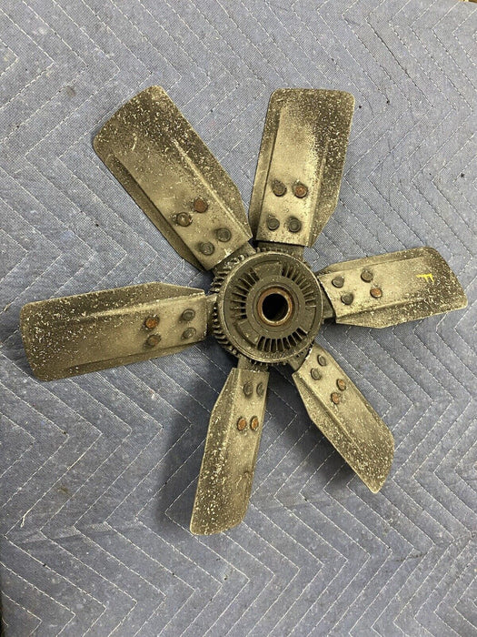 Volvo B21 B230 Solid Metal Engine Fan Blades & Clutch 140 164 240 260 OEM #2156E