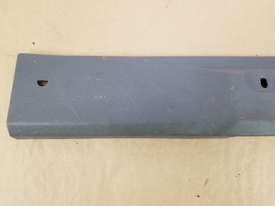 1992-1997 Volvo 850 850R Sedan Rear Trunk Scuff Plate Panel Trim Gray OEM #2798E