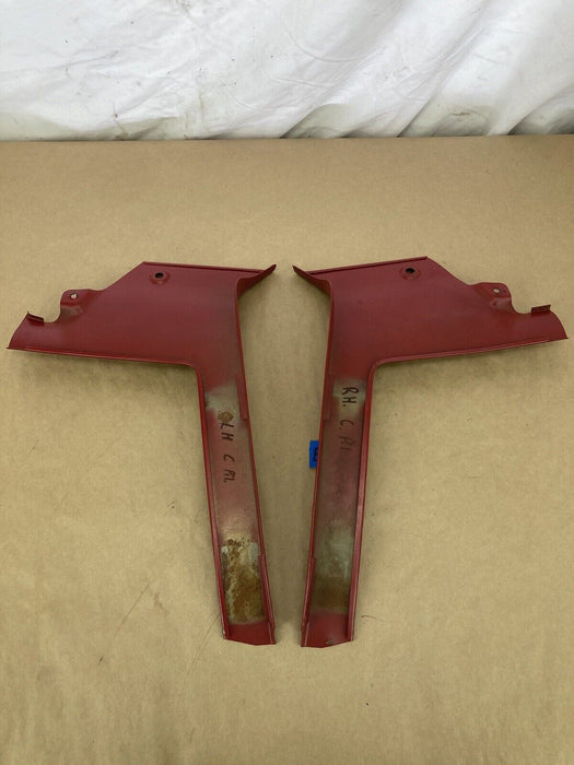 1976-1979 Cadillac Seville C Pillar Trim Red Pair Left Right Interior OEM #1818M