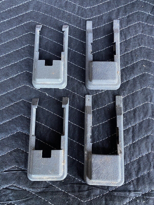 Volvo 740 760 940 960 Seat Rail Cover Trim Set Of 4 Gray 6848509 OEM #1880E