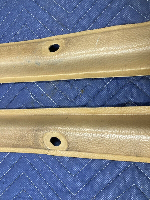 1975-1985 Volvo 242 240 244 B Pillar Trim Tan Pair Left Right LH RH #1664M