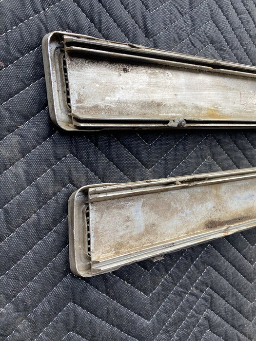 1961-1964 Buick Electra 225 Door Sill Scuff Plate Trim Pair Interior OEM #2961E