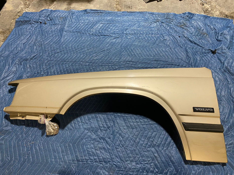 1991-1995 Volvo 940 900 Driver Left Fender Facelift Gold Wagon Sedan OEM #1092E