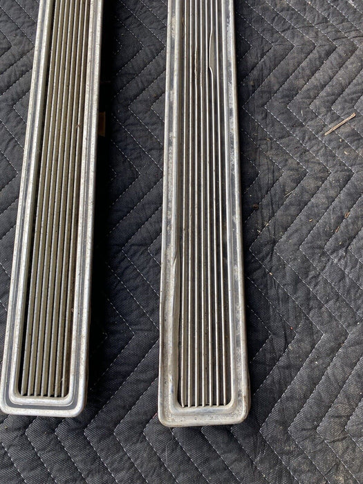 1961-1964 Buick Electra 225 Door Sill Scuff Plate Trim Pair Interior OEM #2961E