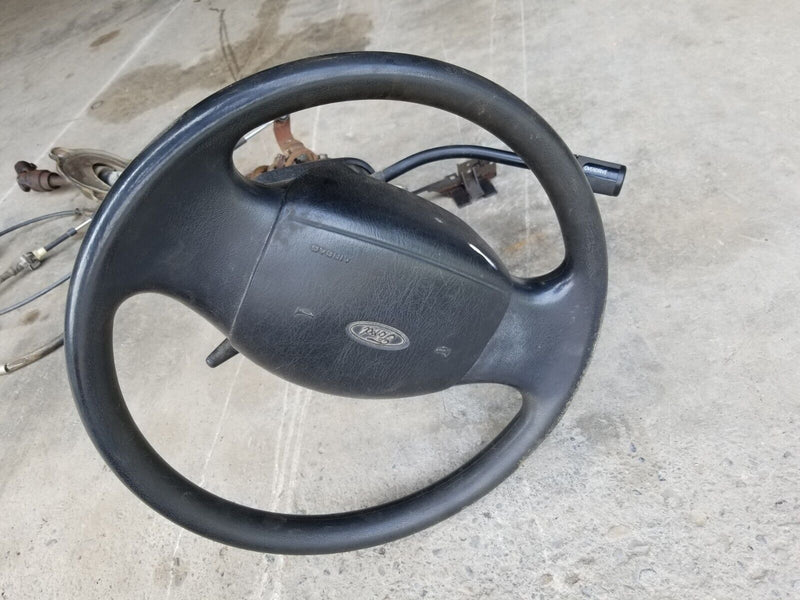 1992-2007 Ford E150 E250 E350 VAN STEERING WHEEL +INTERMEDIATE LINK SHAFT #899CN
