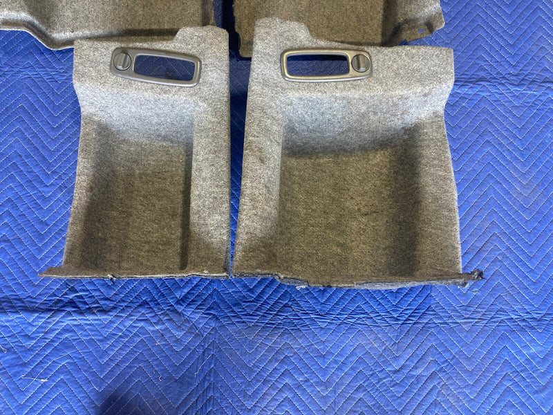 2004-2007 Volvo S60R S60 V70R Trunk Side Cargo Panel Set Carpet Rear OEM #2964M