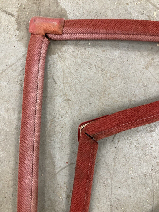 1976-1979 Cadillac Seville Cloth Door Gaskets Weatherstripping Red GM OEM #1860M