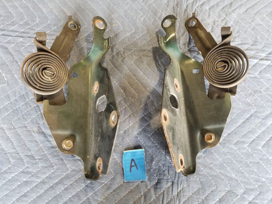 1999-2007 CHEVY 1500 SILVERADO SIERRA PICKUP SET HOOD HINGES PAIR L R OEM #802CN