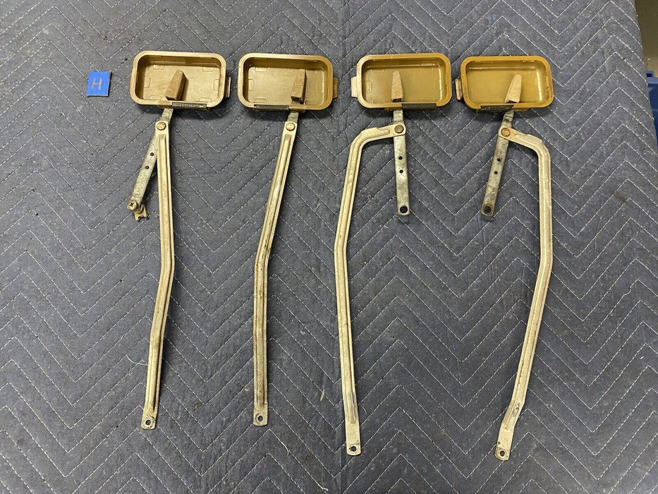 1979-1993 Volvo 240 244 245 Front & Rear Interior Door Handles Set of 4 #2167E