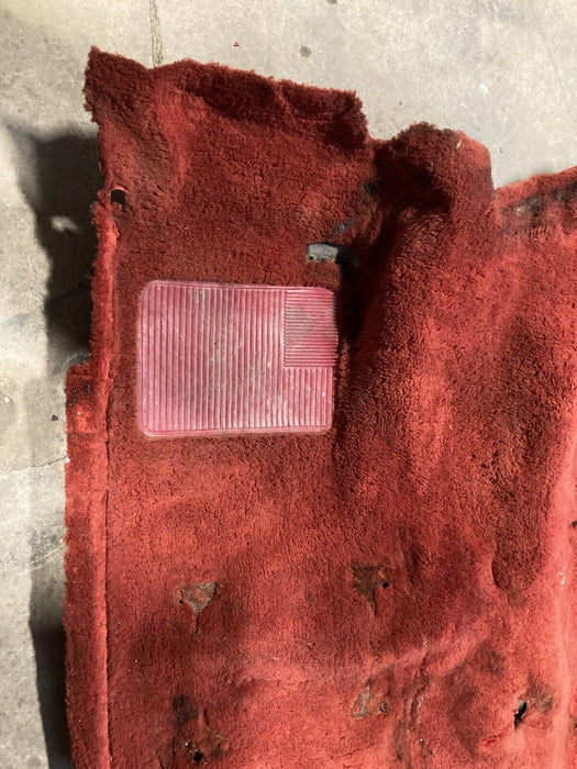 1976-1979 Cadillac Seville Carpet Floor Red Rug Carpeting Sedan OEM #1741M