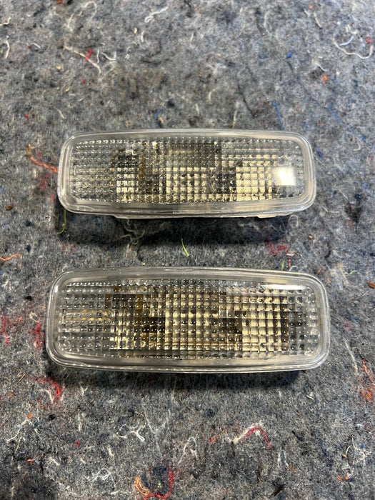 02-08 Audi A4 B6 Sedan Pair Vanity Map Sun Visor Lights 400947105A OEM #182EM