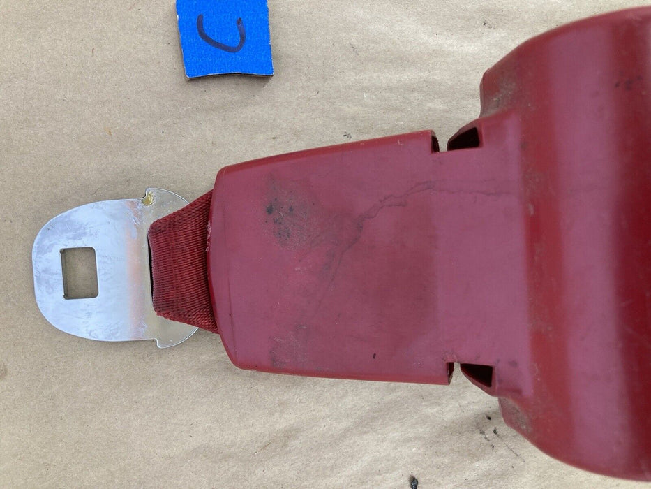 1976-1979 Cadillac Seville Left Rear Seat Belt Red Retractor Bench GM OEM #1803M