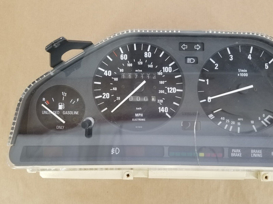 1984-93 BMW E30 318i 325i GAUGE CLUSTER DIALS TACHOMETER SPEEDOMETER OEM #457CN