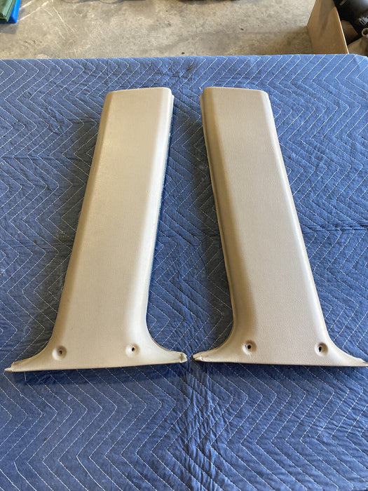 1986-1994 BMW 7 Series E32 Lower B Pillar Trim interior Panel Tan OEM #1005M