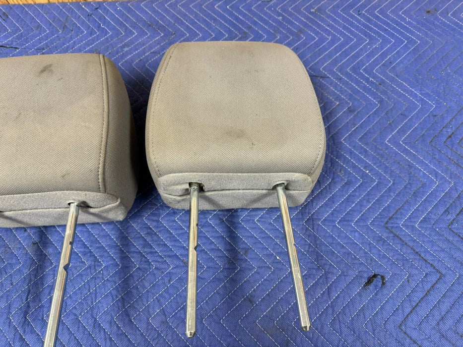 2004-2008 Ford F150 F250 F350 Gray Headrest Pair Front Bucket Seat OEM #3201E