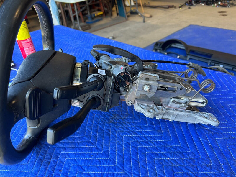 2003-2009 Audi S4 B6 B7 8E Steering Wheel Assembly Ignition & Stalks OEM #587EM