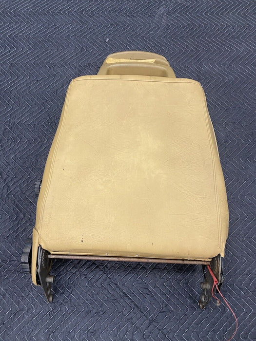 1986-1993 Volvo 240 244 245 Driver Side Front Seat Upright Heated Tan #2984E